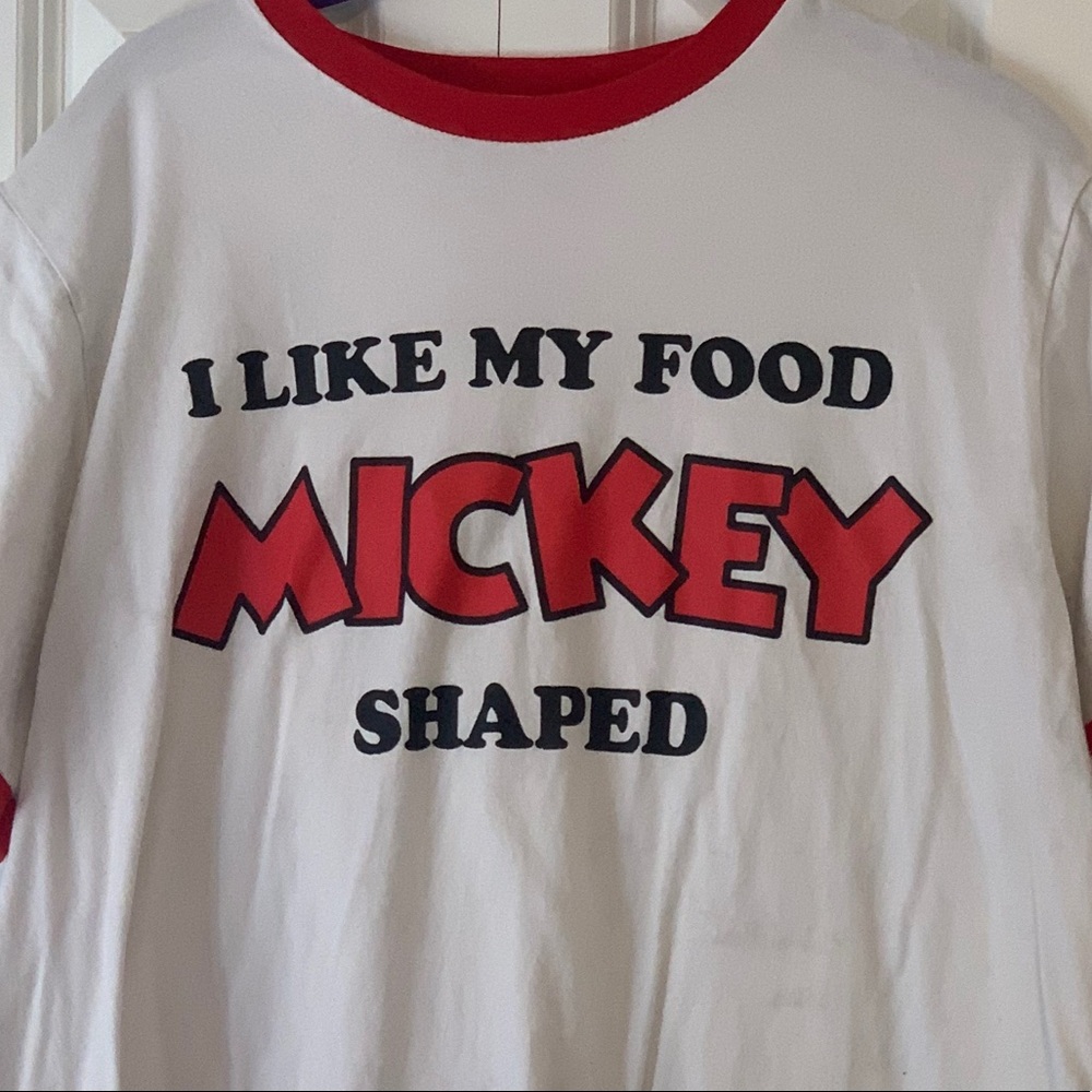 I Like My Food Mickey Shaped WDW Tshirt